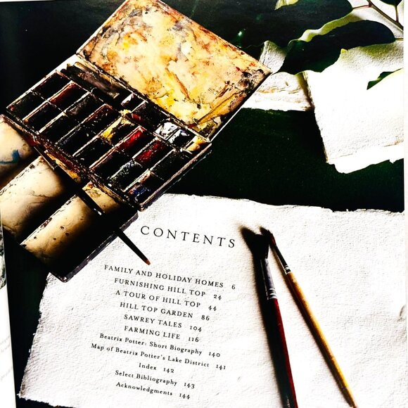 At Home With Beatrix Potter By Susan Denyer Softcover Book (2009) - Picture 5 of 8